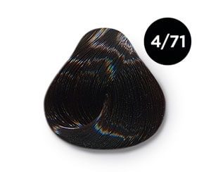 OLLIN performance 4/71 шатен коричнево-пепельный 60мл перманентная крем-краска для волос